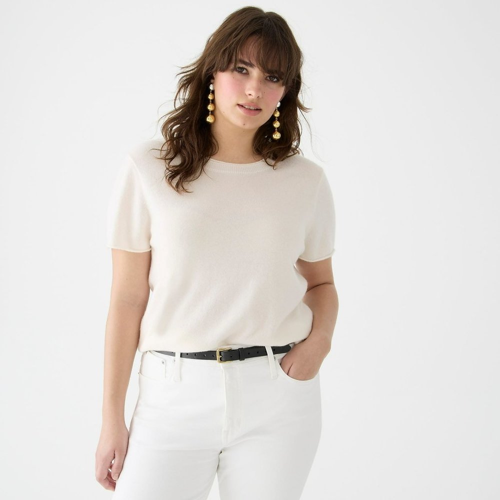 Relaxed cashmere T-shirt